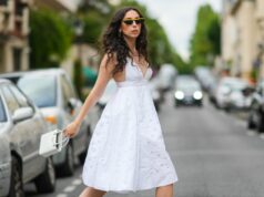 Pareça uma mãe rica parisiense com essas escolhas de estilo europeu vestido envolvente