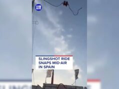 Passeio de estilingue se encaixa no ar Passeio de estilingue se encaixa no ar