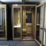 O estúdio de podcast do HMP Whatton, onde 70% dos presidiários são criminosos sexuais