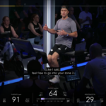 Meu relógio e minha tela Peloton