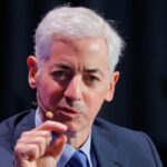 Bill Ackman, fundador e CEO da Pershing Square Capital Management, falando.