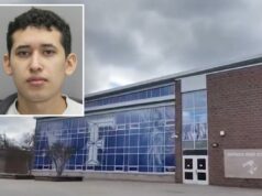 Pervertido adolescente migrante ilegal considerado culpado de apalpar colegas do ensino médio Foto de Israel Flores Ortiz.