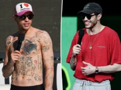 Pete Davidson estreia nova tatuagem especial no rosto em meio a um doloroso processo de remoção de tinta Pete Davidson estreia nova tatuagem especial no rosto em meio a um doloroso processo de remoção de tinta