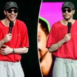 Pete Davidson mostra os braços quase nus em Las Vegas depois de gastar US$ 200 mil para remover suas tatuagens