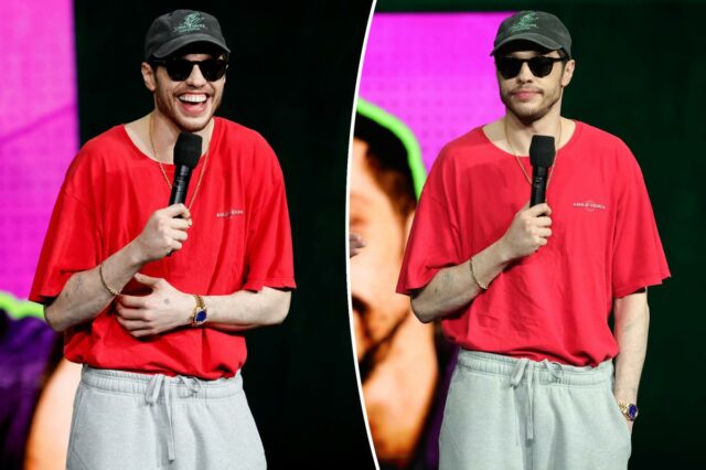 Pete Davidson mostra os braços quase nus em Las Vegas depois de gastar US$ 200 mil para remover suas tatuagens
