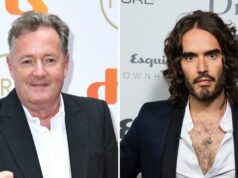 Piers Morgan diz que Russell Brand foi ‘inapropriadamente tátil’ em entrevista Piers Morgan diz que Russell Brand era inadequadamente tátil