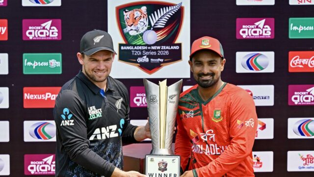 Placar AO VIVO de Bangladesh x Nova Zelândia, 1º T20I: Bangla Tigers jogam contra os Kiwis após a vitória na série ODI
