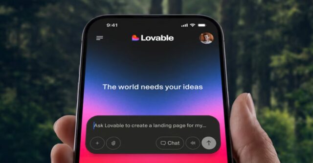 Plataforma de codificação Vibe Lovable agora disponível para iPhone
