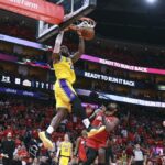 Playoffs da NBA: Lakers se recuperam para vitória na prorrogação, vantagem de 3 a 0 sobre o Rockets