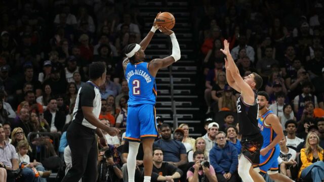 Playoffs da NBA: Thunder varre Suns, Denver evita expulsão, Pistons à beira
