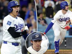 Podcast do Dodgers Post: Kyle Tucker tem seu momento; O equilíbrio bidirecional de Shohei Ohtani Shohei Ohtani, do Los Angeles Dodgers, comemora uma série de vitórias.