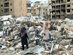 Polêmica enquanto o banqueiro libanês Sehnaoui é elogiado por apoiar Israel O porta-voz do Departamento de Estado, Morgan Ortagus, fala em uma entrevista coletiva no Departamento de Estado em Washington, segunda-feira, 17 de junho de 2019. (AP Photo/Andrew Harnik)