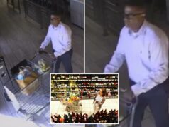 Polícia procura homem que roubou quase US$ 3 mil em vinhos de alta qualidade em supermercado de luxo Polícia procura homem que roubou quase US$ 3 mil em vinhos de alta qualidade em supermercado de luxo