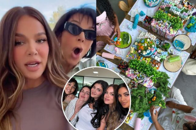 Por dentro das celebrações exageradas da Páscoa de 2026 da família Kardashian-Jenner – artesanato, brunch e muito mais
