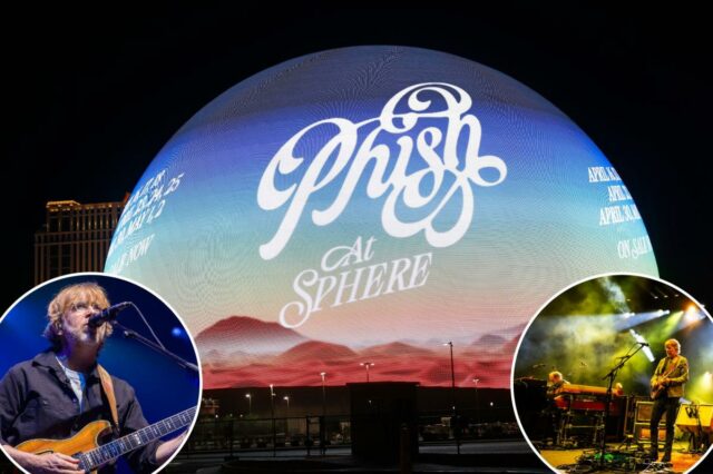 Por dentro do hardcore de Hollywood que acompanha a banda de jam Phish ao abrir a residência em Las Vegas no The Sphere
