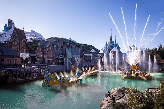 Por dentro do impressionante World of Frozen da Disney, enquanto O reino fictício de Arendelle, dos filmes Frozen, ganha vida na Disneyland Paris