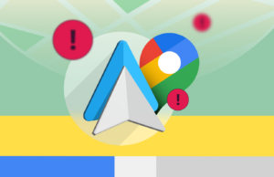 Por que parei de confiar no Google Maps no Android Auto – e no aplicativo que uso Mostrando o Google Maps e o YouTube Music tocando no Android Auto