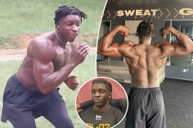 Por que um jogador em potencial do draft da NFL Por que um jogador em potencial do draft da NFL de 1,80 metro e 306 libras está chamando a atenção, apesar de quase nenhuma experiência no futebol