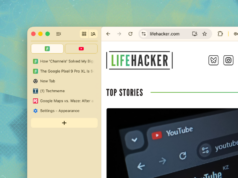 Por que você deveria usar guias verticais em seu navegador Navegador Chrome com guias na parte superior.