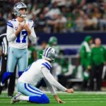 Dallas Cowboys kicker Brandon Aubrey