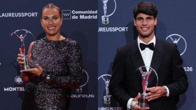 Prémios Laureus - Alcaraz e Sabalenka recebem honras; Yamal, Kroos também premiado
