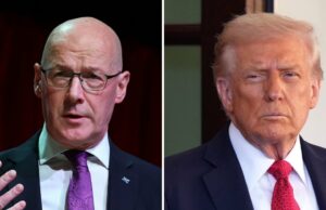 Primeiro Ministro da Escócia nega convite de Trump para banquete na Casa Branca Rei Carlos III e Presidente Donald Trump