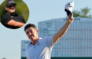 Probabilidades atualizadas do Masters após a segunda rodada: Rory McIlroy se perde como favorito Patrick Reed assiste sua tacada inicial no buraco 12 durante a segunda rodada do torneio Masters de golfe no Augusta National Golf Club.