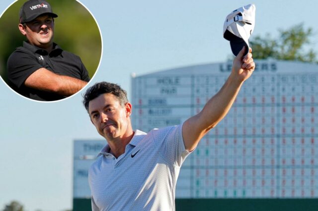 Probabilidades atualizadas do Masters após a segunda rodada: Rory McIlroy Patrick Reed assiste sua tacada inicial no buraco 12 durante a segunda rodada do torneio Masters de golfe no Augusta National Golf Club.