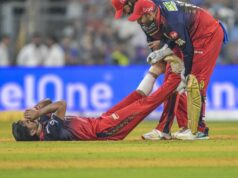 RCB vs GT IPL 2026: Rasikh Salam sai de campo com cólicas contra Gujarat Titans RCB vs GT IPL 2026: Rasikh Salam sai de campo com cólicas contra Gujarat Titans