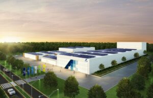 Recicladora de baterias Ascend Elements pede falência A rendering of Ascend Elements factory in Kentucky.