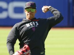 Reeling Mets não pode pressionar o retorno de Juan Soto: Carlos Mendoza Juan Soto, que deve retornar do IL na quarta-feira, joga antes do jogo Mets-Twins em 21 de abril de 2026.
