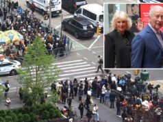 Rei Charles e Rainha Camilla acompanhados por celebridades e supermodelos na ostentosa recepção da Christie’s, encerrando a visita turbulenta a Nova York Rei Charles e Rainha Camilla acompanhados por celebridades e supermodelos na ostentosa recepção da Christie's, encerrando a visita turbulenta a Nova York