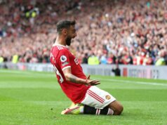 Relembrando o que Bruno Fernandes disse após seu hat-trick na vitória do Manchester United por 5 a 1 sobre o Leeds em 2021 Relembrando o que Bruno Fernandes disse após seu hat-trick na vitória do Manchester United por 5 a 1 sobre o Leeds em 2021