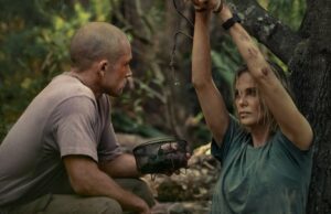 Revisão da Apex: é por isso que as mulheres escolhem o urso Charlize Theron enquanto Sasha escala um penhasco em