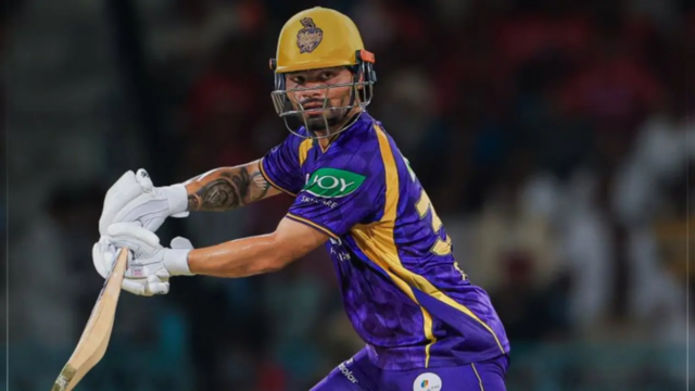 Rinku Singh marca as vitórias na partida `Super Over` contra o LSG
