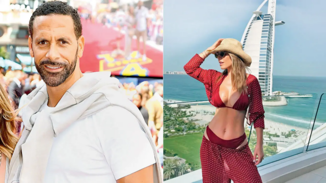 Rio Ferdinands mistura trabalho e férias em Dubai
