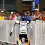 Robôs ultrapassam humanos em meia maratona