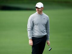Rory McIlroy destaca a comida irlandesa enquanto prepara o menu do Masters Champions Dinner Rory McIlroy da Irlanda do Norte no buraco 12 durante uma rodada de treino
