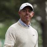 Rory McIlroy at The Masters in Augusta, Georgia