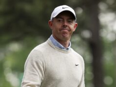 Rory McIlroy faz uma admissão atraente no Masters antes da rodada de abertura Rory McIlroy at The Masters in Augusta, Georgia