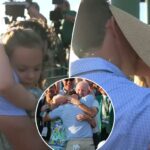 Rory McIlroy se beija com a esposa Erica Stoll, raro momento pós-grande com os pais após a repetição do Masters