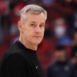 Chicago Bulls head coach Billy Donovan against Dallas Mavericks