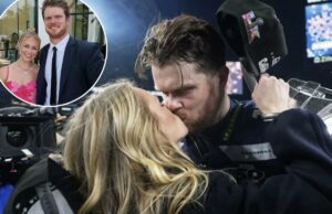 Sam Darnold se casa com Katie Hoof de repente cercado por estrelas da NFL Sam Darnold se casa com Katie Hoof de repente cercado por estrelas da NFL
