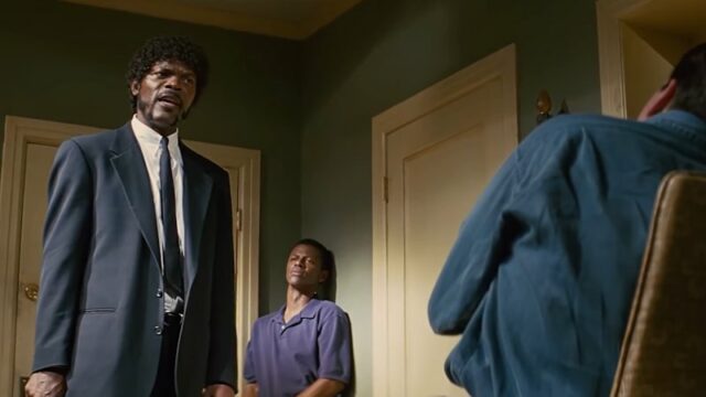 Samuel L Jackson em Pulp Fiction
