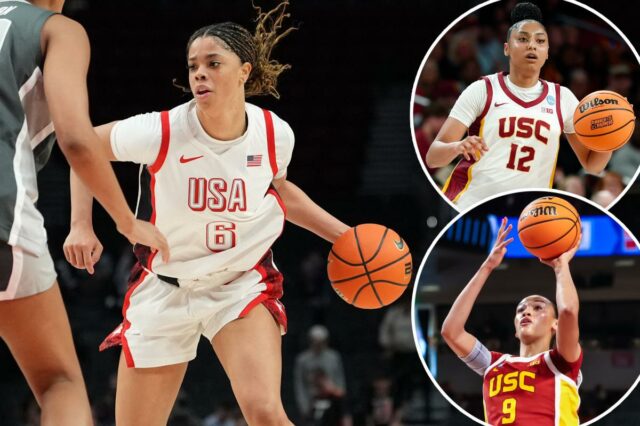 Saniyah Hall dará ao trio de superestrelas do basquete feminino da USC
