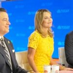 Savannah Guthrie e sua mãe, Nancy Guthrie, no programa Today ambientado em 2023.