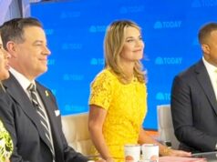 Savannah Guthrie luta contra as lágrimas no retorno ao programa Today após o desaparecimento da mãe Savannah Guthrie e sua mãe, Nancy Guthrie, no programa Today ambientado em 2023.