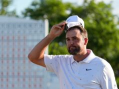 Scottie Scheffler saiu para lamentar o início lento depois que a carga livre de bogey ficou um pouco aquém no Masters Scottie Scheffler tirando o chapéu no green 18 durante a rodada final do Torneio Masters.