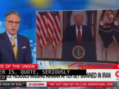 ‘Se seus filhos estão assistindo, esteja avisado!’ Jake Tapper compartilha o ‘gráfico extraordinário’ de Trump sobre a ameaça ao Irã totalmente sem censura Yahoo news home