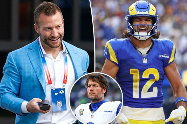 Sean McVay dá atualizações sobre a estrela WR e fala sobre os próximos planos do draft da NFL do Rams
